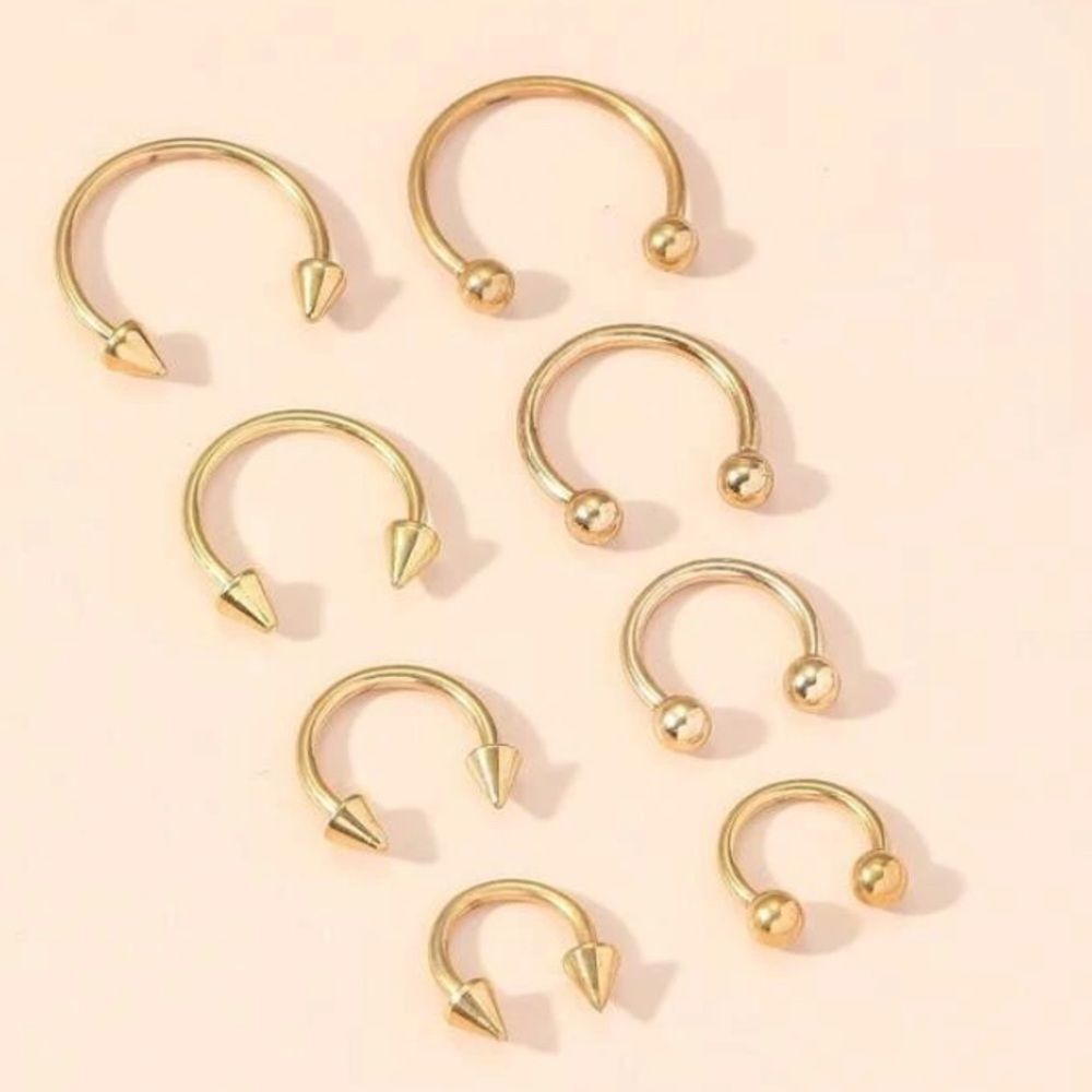 3for$20 HUGE DEAL 8pc nose Piercing